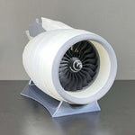 NikolaToy Trent 900 Turbofan Engine Model 65CM Large Size  Physics Experiment Science Discovery Production Invention Desktop Decorations Collection Toys