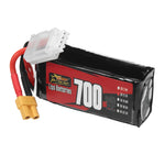 LinkMejor Power 3S 11.1V 700mAh 75C 7.77Wh LiPo Battery XT30 Plug for RC Helicopter Aiplane FPV Racing Drone