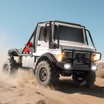 LinkMejor MN333 1/18 2.4G Unimog U4000 4WD RC Car Full Scale Off-Road Alloy Climbing Vehicle Models