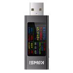 KWS-MX23 USB Digital Display DC Voltage Ammeter Power Meter Voltmeter Current Meter Cell Phone Charging USB-A Tester Detector DC 4-30V