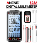 LinkMejor 628A Multimeter Tester 6000 Count True RMS Digital Rechargeable AC DC Voltage Current Capacitance Resistance NCV Auto-ranging High Definition Screen Adjustable