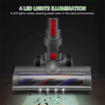 Roller Brush Head forDyson V7 V8 V10 V11 V15 with LED Headlight Premium ABS Replacement Part 966489-08 966489-11