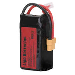 LinkMejor Power 14.8V 1480mAh 130C 4S LiPo Battery XT60 Plug for RC Drone