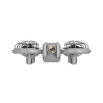 LinkMejor KF600 WiFi FPV with Screen Controller HD Camera Optical Flow Hover Circle Protection Kids Gifts Dazzling Lights 2.4G 4CH 6-Axis Remote Control RC Toys Drone Quadcopter RTF
