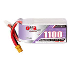 LinkMejor GNB 15.2V 1100mAh 60C 4S HV LiPo Battery XT30 Plug for RC Drone