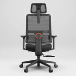 Newtral MagicH-BP Ergonomic Chair with Footrest - Home Office Desk Chair with Auto-Following Lumbar Support, 4D Armrest, Seat Depth & Height Adjustable, 96°-136° Reclines