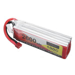 LinkMejor Power 18.5V 2600mAh 100C 5S LiPo Battery T Plug for RC Car