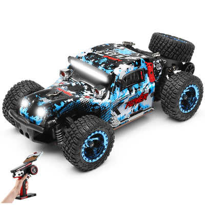 LinkMejor 284161 RTR 1/28 2.4G 4WD RC Car Off-Road Climbing High Speed LED Light Truck Full Proportional Vehicles Models Toys