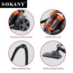 LinkMejor 3600W Corded Vacuum Cleaner Household Multifunctional Handheld Large Suction Mite Removal And Dust Removal