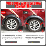 4pcs Car Fender Flares Flexible Yet Polyurethane Body Kits Extra Wide Body Wheel Arches Universal