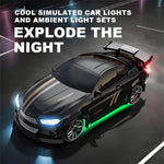 LinkMejor E84 E85 RTR 1/64 2.4G 4WD Mini Drift RC Car Race LED Light Two Speed Full Scale Radio Control High Speed Motor On-Road Racing Vehicle Model Boys Gifts Toys