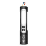 LinkMejor Rechargeable Flashlights Super Bright Small Pocket Magnetic Flashlight, 8 Modes LED Tactical Flash Light, Dual Button Powerful Flashlight for Camping