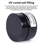 Ultra Violet Curing Putty Quick Curling Ultra Violet Curable Clay Easy Shaping High Hardness Multipurpose for Crafts Nail Art