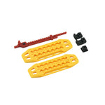 RC Car Models Simulation Roof Suitcase Axle Shovel Oil Tank Jack Lift Gas Cylinder Ladder Escape Plate Board Decoration Parts for Axial SCX30 1/30 Off-Road Truck Vehicles Models