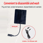 LinkMejor USB Heated Gloves 3-Level Adjustable Temperature Thermal Windproof Touchscreen Cycling Winter Gloves for Outdoor Snowboarding Camping Fishing