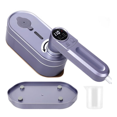 Smart Handheld Mini Garment Steamer Travel Clothes Powerful Handheld Steam Ironing Machine Fast Heating with Digital Display 180° Rotatable Clothes Ironing