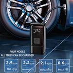 Cordless150psi Vehicle Air Pump with LED Lighting Digital Display Accurate Detection Of Preset Tire Pressure Low Noise Tire Inflation