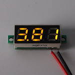 3Pcs Geekcreit® 0.28 Inch Yellow LED 2.6V-30V Mini Digital Volt Meter Voltage Tester Two Line Voltmeter