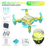 LinkMejor YP18 MINI Wristwatch Dual Remote Gravity WiFi APP Control Barometric Altitude Hold Mode 2.4G RC Toys Kids Gifts Drone Quadcopter RTF