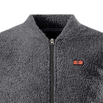 LinkMejor HV-08G Heated Vest 8 Heating Areas USB Charging 3 Gear Temperature Control Grey Plush Windproof Outdoor Winter Warm Clothing
