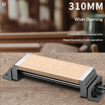 Double-Action Woodworking Bench Vise 310mm Opening Flat-Jaw Vise Quick Clamping Workbench Vice Precision Grip