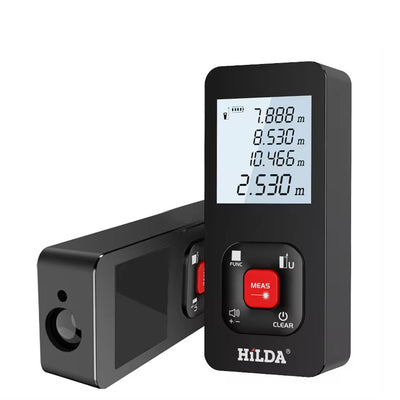 LinkMejor Laser Distance Meter 50m/100m/120m High Precision ±2mm Rangefinder LCD Backlight Display Type-C Battery
