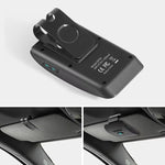 SP09 Handsfree Bluetooth 4.2 Car Kit Speakerphone Sun Visor Clip with Auto On Multi-Point for Wireless Calls Music Streaming