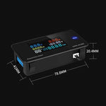 LinkMejor AC 50~300V 20A/100A Digital Electricity Meter Voltmeter Ammeter With CT Power Current Voltage Temperature Measurement