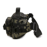 LinkMejor 600D Oxford Men's Fishing Lure Bag Waterproof Molle Tactical Waist Chest Pack Multifunctional Travel Hunting Bag