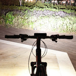 LinkMejor 3250LM Bike Front Light 8000mAh USB Rechargeable 4 Light Modes Waterproof Bicycle Headlight