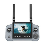 LinkMejor AE21 WiFi FPV with 4.3inch LCD Screen Controller HD Dual Camera Electrically Adjustable Optical Flow Hover Automatic Obstacle Avoidance Circle Protection Brushless 2.4G 4CH 6-Axis Remote Control Toys RC Drone Quadcopter RTF