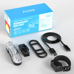 Bike Rear Light  USB Rechargeable Bicycle Tail Light For Cycling Helmet Backpack Safety Warning TailLight
