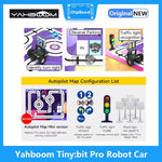 Yahboom Tiny Bit Pro AI Visual Robot Car K210 Module 200W Pixel Camera 2 Inch LCD Screen MakeCode Programming Autonomous Driving Sensor Kit