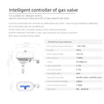 LinkMejor Tuya Smart Home WiFi Zigbe Water Valve Faucet Garden Sprinkler Controller Timing Voice Control Gas Smart Valve Work with Alexa Google Assistant