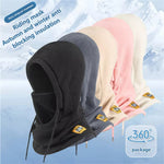 LinkMejor 1pcs Winter Balaclava Knit Hood Men Women Windproof Warm Cycling Outdoor Sports Thermal Fleece Face Neck