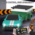 LinkMejor Q231 Q232 RTR 1/64 2.4G RWD Mini Drift RC Car Alloy Body Shell LED Light Support App Remote Control Optional Trailer Three Speed On-Road Racing Vehicles Models Boys Gifts Toys