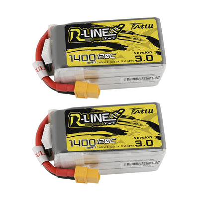 LinkMejor R-LINE 3.0 6S 22.2V 1400mAh 120C 6S1P LiPo Battery XT60 Plug for iFlight Nazgul5 V3 FPV Racing Drone