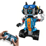 Mold King 15091 15092 Smart Interactive Voice Control Little Star AI Robot Building Block Brick Assembly Kit Science Education Toys Children Birthday Gift