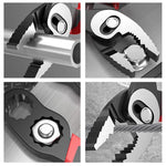 Multifunctional Fish Nose Pliers Double Axis Design 80mm Opening Chromium Vanadium Steel Wire Cutter Ergonomic Handle 215mm Length TPR Plastic