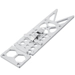 340mm Aluminum Alloy Woodworking 90 Degree Right-angle Guide Rail Electric Circular Saw Track Engraving Machine Open Board Auxiliary Rail Compatible with Festo/ Triton Rail