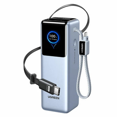 LinkMejor PB728 200W 90Wh 25000mAh Power Bank with Smart Screen Display Come with USB-C1/USB-C2 Cables External Battery Power Supply with 3 Inputs & 4 Outputs Support PD QC PPS UFCS SCP AFC Fast Charging for iPhone 17 17Pro 16 Pro Max 15 14 for Xiaomi 17pro