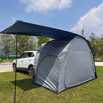 Xmund Camping SUV Tail Tent with Rainfly, Outdoor Car Trunk Tent, Sun Shade for Self-Driving Trips, Multi-functional Bicycle Tent, Providing Shade and Shelter for Car Camping