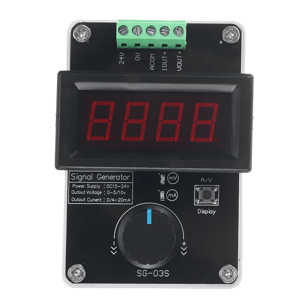 0-20mA/4-20mA/0-10V Signal Generator Adjustable Current Voltage Analog Current Signal Source