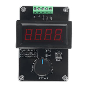 0-20mA/4-20mA/0-10V Signal Generator Adjustable Current Voltage Analog Current Signal Source
