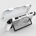 LinkMejor Case Ergonomic Handle Grip Cover Shockproof Handheld Game Console Case Anti-Drop Anti-Slip for Nintendo for Switch 2 Case