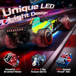 LinkMejor 9009E RTR 1/14 2.4G 4WD F1 Drift RC Car High Speed Formula On-Road Racing LED Light Full Proportional Control Metal Drive Shaft Vehicles Models Toys