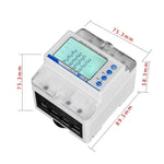 Tuya WiFi 3P4W Electric Energy Meter Three Phase Reclosure Switch Intelligent Reclosing Protector