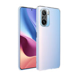 LinkMejor for POCO F3 Global Version Protective Case Crystal Transparent Shockproof Non-Yellow with Lens Protection Hard PC Back Cover