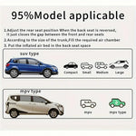 Xmund Foldable Air Mattress Camping Bed Car Air Mattress Vehicle Inflatable Thickened Travel Bed Sleeping Pad Camping Accessory SUV Car Supplies