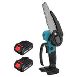 88VF 4000RPM 6'' Cordless Electric Chainsaw Wood Cutter Saw W/ None/1/2 Battery For Makita 18V Battery